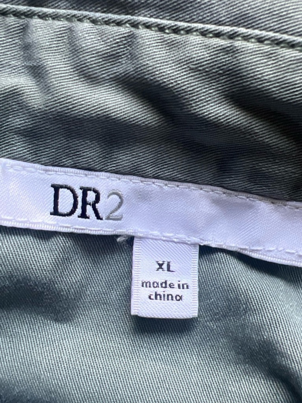 DR2 Women’s Casual Button-Down Shirt - Olive - Picture 2 of 8